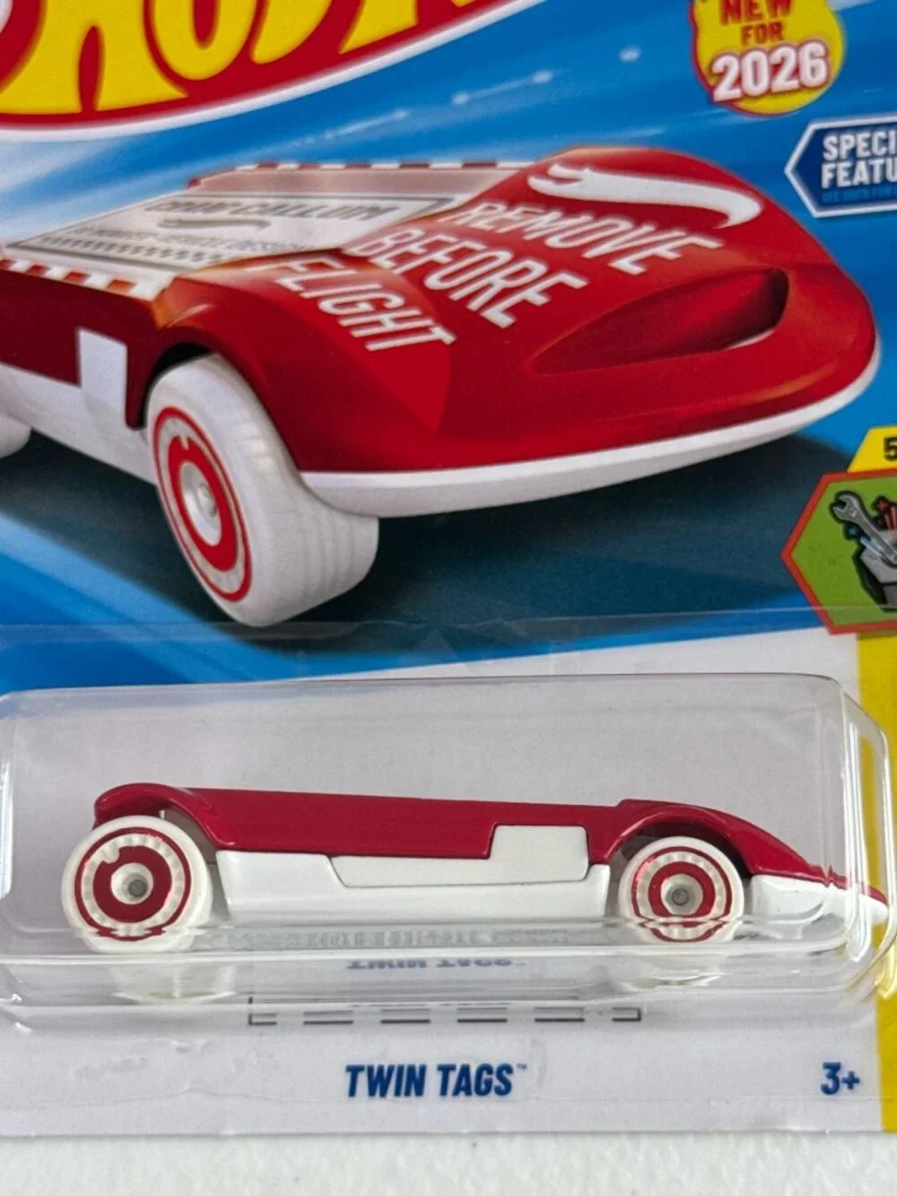 Hot Wheels Twin Tags Experimotors New for 2026 Diecast Car